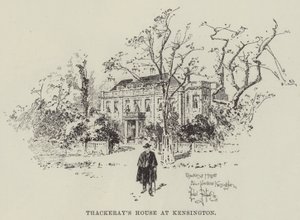Thackerayův dům v Kensingtonu od Herbert Railton