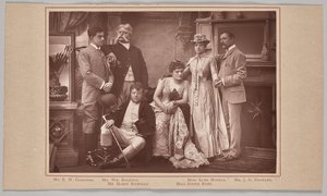 "A Run of Luck" v divadle Drury Lane Theatre od Herbert Rose Barraud