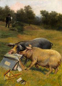 Dobrou chuť (olej na plátně) od Herbert William Weekes