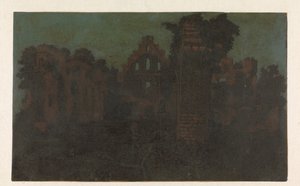 Ruiny opatství Rijnsburg, Velká verze Ruiny opatství Rijnsburg z jihu: Velká verze