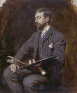 Možný autoportrét, cca 1890-1900 od Herman Gustave Herkomer