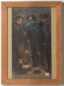 Důlní lampář od Herman Heijenbrock