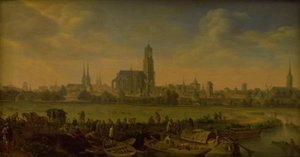 Pohled na Utrecht od Herman Saftleven