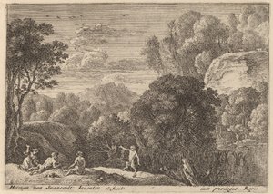 Tančící satyr od Herman van Swanevelt