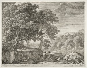 Útěk do Egypta, c. 1652-1654. od Herman van Swanevelt
