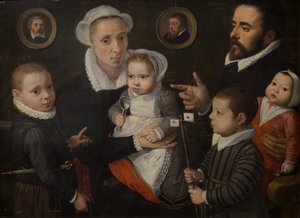 Rodinný portrét od Herman van der Mast