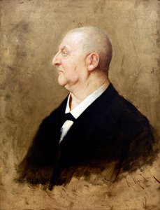 Portrét Antona Brucknera (1824-1896) par Hermann von Kaulbach (1846-1909)