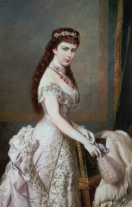 Alžběta Bavorská (1837-98), manželka Františka Josefa I. Rakouského (1830-1916) od Hermann Nigg