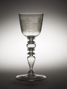 Pohár, cca 1680 (sklo) od Hermann Schwinger