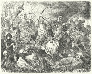 Na bojišti odrazila hunská armáda od Hermann Vogel