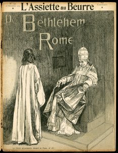 Obálka "The Butter Plate", číslo 143, Satirique en N & B od Hermann Vogel