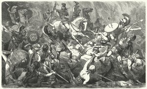 Porážka athénské armády na Sicílii, 413 př.nl od Hermann Vogel