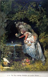 Ilustrace Vogela k příběhu bratří Jacoba (1785-1863) a Wilhelma (1786-1859) Grimmů od Hermann Vogel