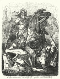 Siegfried zajal krále Ludegasta od Hermann Vogel
