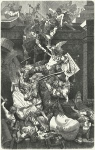 Vandalové útočící na Řím, 455 od Hermann Vogel