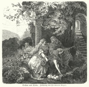 Tristan a Isolda od Hermann Vogel