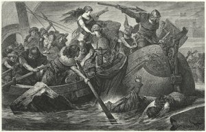 Vikingští nájezdníci od Hermann Vogel