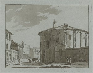 Tempel te Rome od Hermanus Fock