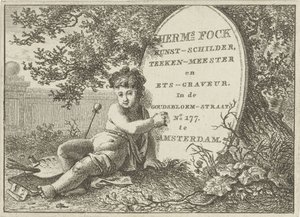 Vizitka Hermanus Fock od Hermanus Fock
