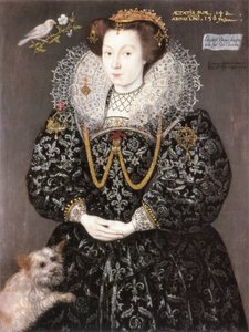 Elizabeth Brydges 1589 od Hieronimo Custodis
