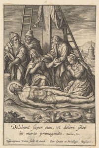 Oplakávání, před rokem 1619.