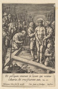 Příprava kříže před rokem 1619.
