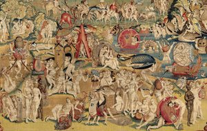 Zahrada pozemských rozkoší. ca. 1560 (tapisérie)