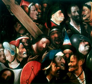 Nesení kříže, c1480-1516 od Hieronymus Bosch