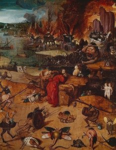 Pokušení svatého Antonína od Hieronymus Bosch