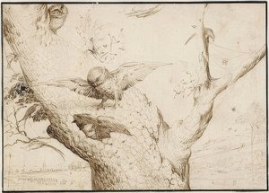 Eulennest. A 1505-10 od Hieronymus Bosch