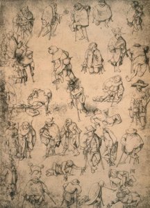 Mrzáci, žebráci a žebrající muzikanti od Hieronymus Bosch