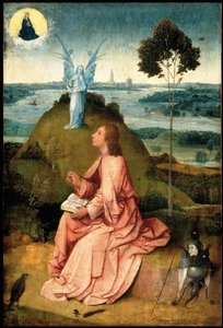 Svatý Jan Evangelista na Patmosu, c. 1505 od Hieronymus Bosch