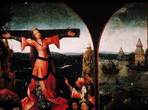 Triptych sv. Liberata (olej na desce) (detail 165417) od Hieronymus Bosch