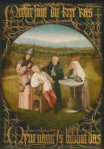 The Cure of Folly, c.1494 (olej na panelu) od Hieronymus Bosch
