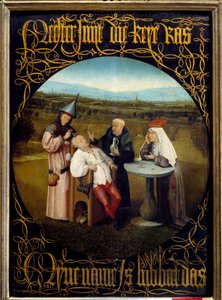 Těžba kamene Folie. Obraz od Hieronyma Van Aekena (Aken) dit Jerome Bosch (1450-1516) od Hieronymus Bosch