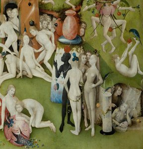 Zahrada pozemských rozkoší, 1490-1500 od Hieronymus Bosch