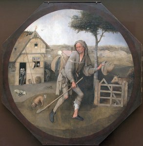 Podomní obchodník Podobenství o marnotratném synovi od Hieronymus Bosch