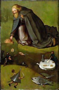Pokušení svatého Antonína od Hieronymus Bosch