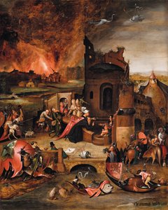 Pokušení svatého Antonína Velikého (olej na dřevě) od Hieronymus Bosch
