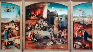 Triptych Pokušení svatého Antonína, c1480-1516 od Hieronymus Bosch