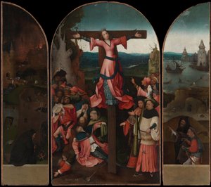 Triptych ukřižovaného mučedníka od Hieronymus Bosch