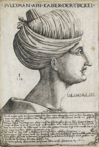 Sultan Suleiman I. Velkolepý, asi 1530
