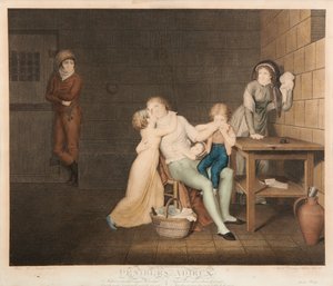 Bolestné loučení od Hilaire (1769-1840) (after) Ledru