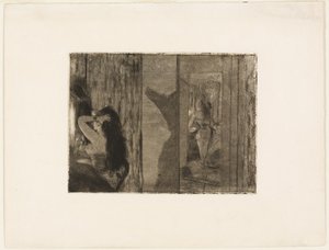 Herečky v šatnách od Hilaire Germain Edgar Degas