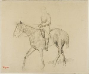 Kůň a jezdec od Hilaire Germain Edgar Degas