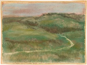 Krajina od Hilaire Germain Edgar Degas