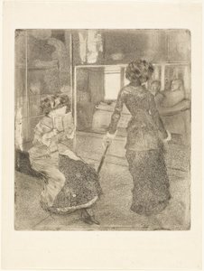 Mary Cassatt v Louvru: Etruská galerie od Hilaire Germain Edgar Degas
