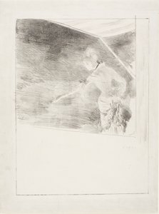 Zpěvák na kavárenském koncertě od Hilaire Germain Edgar Degas