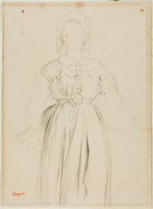 Studie k portrétu Marguérite de Gas od Hilaire Germain Edgar Degas