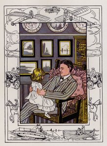 Mary Rides (barevná litografie)